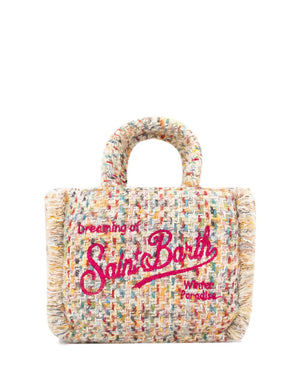 Mc2 Saint Barth Borsa Vanity Mini in Lana Multicolor Dimensioni: 20 x 19 x 10 cm