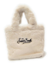 Carica l&#39;immagine nel visualizzatore di Gallery, Mc2 Saint Barth Borsa Vanity Mini Soft Panna Con Logo Ricamato Dimensioni: 20 x 19 x 10 cm