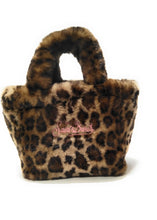 Carica l&#39;immagine nel visualizzatore di Gallery, Mc2 Saint Barth Borsa Vanity Mini Soft Leopardata Con Logo Ricamato Rosa Dimensioni: 20 x 19 x 10 cm