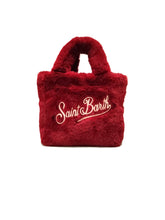 Load image into Gallery viewer, MC2 SAINT BARTH Vanity Mini Soft Borsa a Mano in Faux Fur Rossa