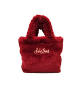 Load image into Gallery viewer, MC2 SAINT BARTH Vanity Mini Soft Borsa a Mano in Faux Fur Rossa