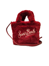 Load image into Gallery viewer, MC2 SAINT BARTH Vanity Mini Soft Borsa a Mano in Faux Fur Rossa