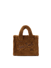 Load image into Gallery viewer, MC2 SAINT BARTH Borsa Vanity Mini Teddy Marrone Sherpa