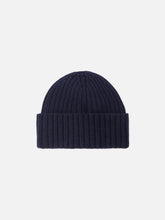 Load image into Gallery viewer, MC2 SAINT BARTH Cappello Wengen in Misto Cashmere Blu