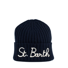 Carica l&#39;immagine nel visualizzatore di Gallery, Mc2 Saint Barth Cappello Wengen Blu con Ricamo St. Barth