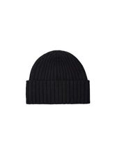 Load image into Gallery viewer, MC2 SAINT BARTH Cappello Wengen Nero con Ricamo St. Barth in Lurex Argento