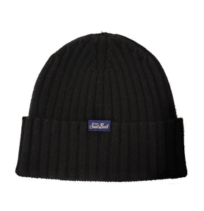 Mc2 Saint Barth Cappello Nero Wengen con Ricamo Argento St. Moritz