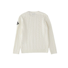 Load image into Gallery viewer, ROY ROGER'S Maglione Girocollo a Trecce Panna