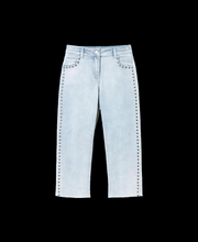 Carica l&#39;immagine nel visualizzatore di Gallery, Jeans TWINSET con borchie 10 anni. Sconto 50%