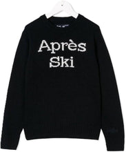 Carica l'immagine nel visualizzatore di Gallery, Saint Barth MC2 Maglia Douglas Blu Jacquard scritta Après Ski. Sconto 20%