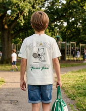 Load image into Gallery viewer, MC2 SAINT BARTH T-Shirt Portland in Cotone Bianco con Stampa Snoopy St. Barth Tennis Club - Junior &amp; Co.it
