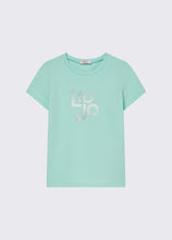 Load image into Gallery viewer, T-shirt con logo e strass - Junior &amp; Co.it