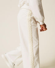 Load image into Gallery viewer, Pantaloni a palazzo in felpa e maglia
€ 98.00