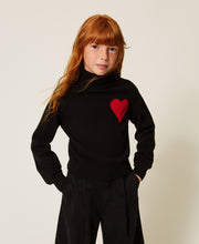 Carica l'immagine nel visualizzatore di Gallery, Maglia a lupetto con cuore e logo
€ 98.00