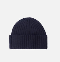 Load image into Gallery viewer, Saint Barth MC2 Cappello Wengen in Misto Cashmere Blu con ricamo.