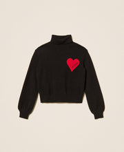 Carica l'immagine nel visualizzatore di Gallery, Maglia a lupetto con cuore e logo
€ 98.00