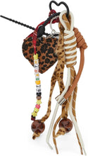 Load image into Gallery viewer, MC2 Saint Barth portachiavi con cuore leopardato e charms.