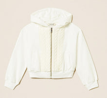 Load image into Gallery viewer, Felpa con inserto in maglia
€ 115.00