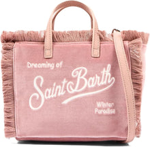 Carica l'immagine nel visualizzatore di Gallery, Saint Barth MC2 Borsa Vanity Mini in Velluto Rosa
20 x 19 x 10 cm.