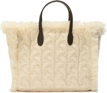 Carica l'immagine nel visualizzatore di Gallery, Borsa MC2 Saint Barth modello Colette wool bianca con strass