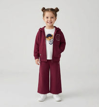 Carica l'immagine nel visualizzatore di Gallery, SARABANDA Sarabanda Completo Tuta 3 Pezzi Bambina Invernale Bordeaux - Junior &amp; Co.it