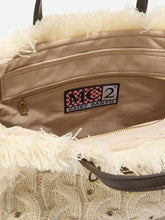 Carica l'immagine nel visualizzatore di Gallery, Borsa MC2 Saint Barth modello Colette wool bianca con strass