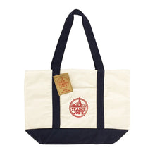 Load image into Gallery viewer, Trader Joe's - Borsa larga in tela di cotone, riutilizzabile, borsa a tracolla da spiaggia, regalo ricamato per donne e ragazze