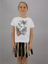 Carica l&#39;immagine nel visualizzatore di Gallery, T-shirt MONNALISA bianca - Junior &amp; Co.it