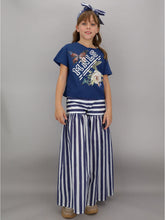 Carica l&#39;immagine nel visualizzatore di Gallery, Pantalone MONNALISA bianco blu - Junior &amp; Co.it