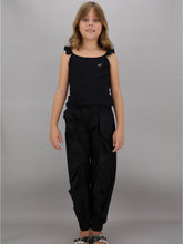 Carica l&#39;immagine nel visualizzatore di Gallery, Pantalone MONNALISA nero con volant - Junior &amp; Co.it