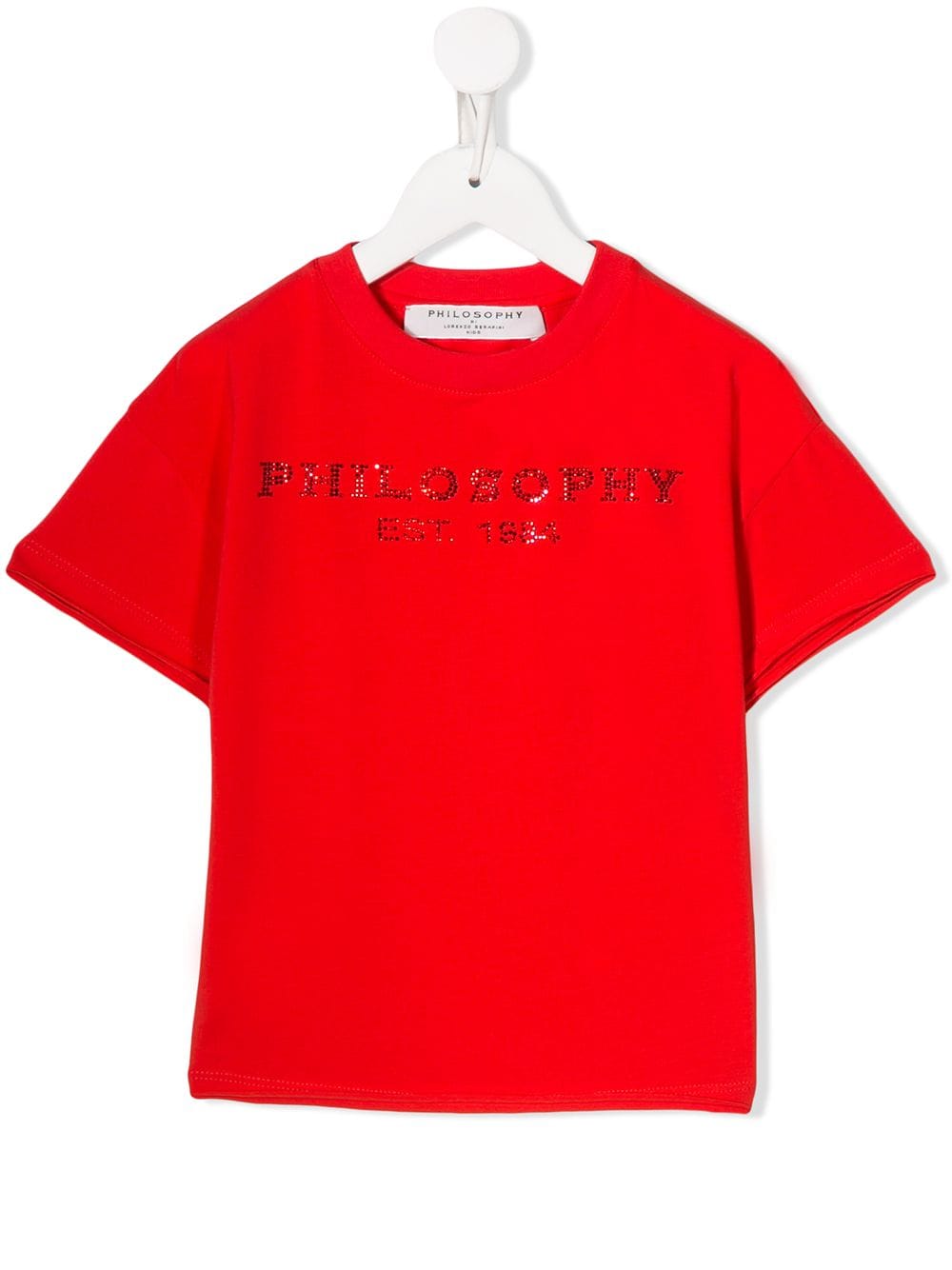 T-shirt rossa Philosophy di Lorenzo Serafini - Junior & Co.it