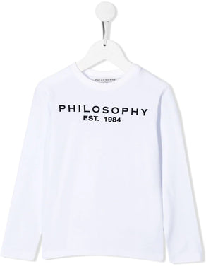 T-shirt bianca Philosophy di Lorenzo Serafini - Junior & Co.it