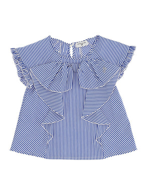 Top MONNALISA righe bianco blu - Junior & Co.it