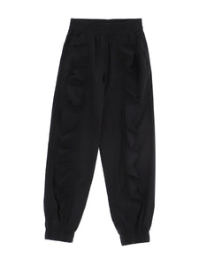 Pantalone MONNALISA nero con volant - Junior & Co.it