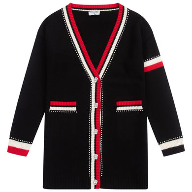 Cardigan MONNALISA nero - Junior & Co.it