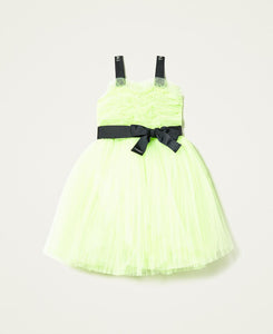 Abito TWINSET tulle verde lime