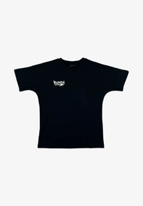 T-shirt DISCLAIMER nero con scitta