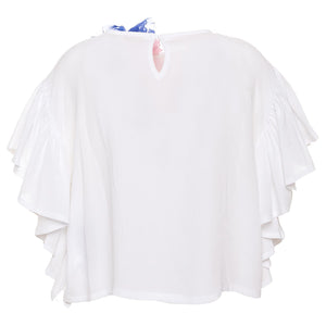 Blusa MONNALISA bianca - Junior & Co.it