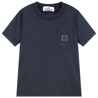 T-shirt STONE ISLAND blu - Junior & Co.it