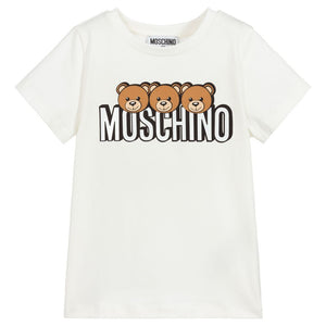 T-shirt MOSCHINO bianca - Junior & Co.it